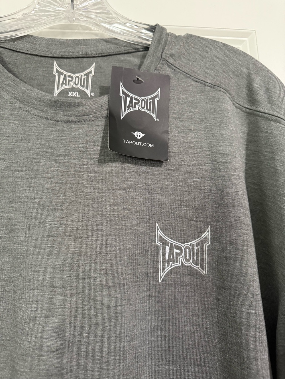Tapout NWT y2k unisex XXL athletic t shirt heathered gray